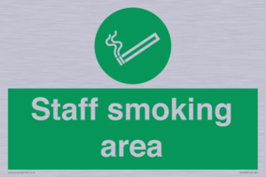 Staff smoking area
